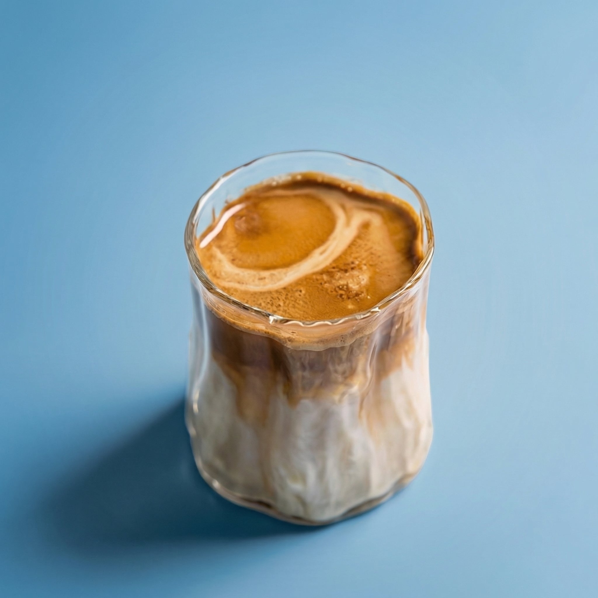Nordic Handmade Textured Glass Cup